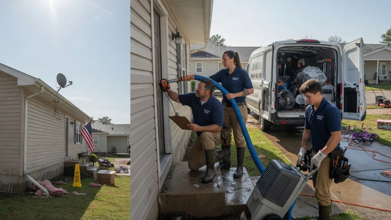 Ceiling Water Damage Restoration in Morrilton, AR near me